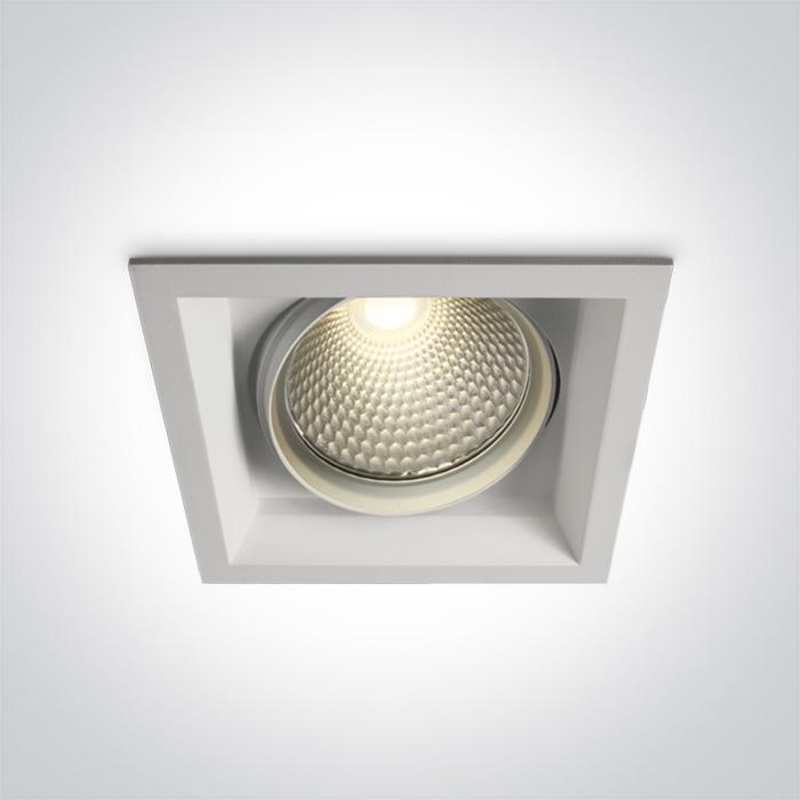 WHITE COB LED 40w WW 36d IP20 SEMI-TRIMLESS + DRIVER 230v