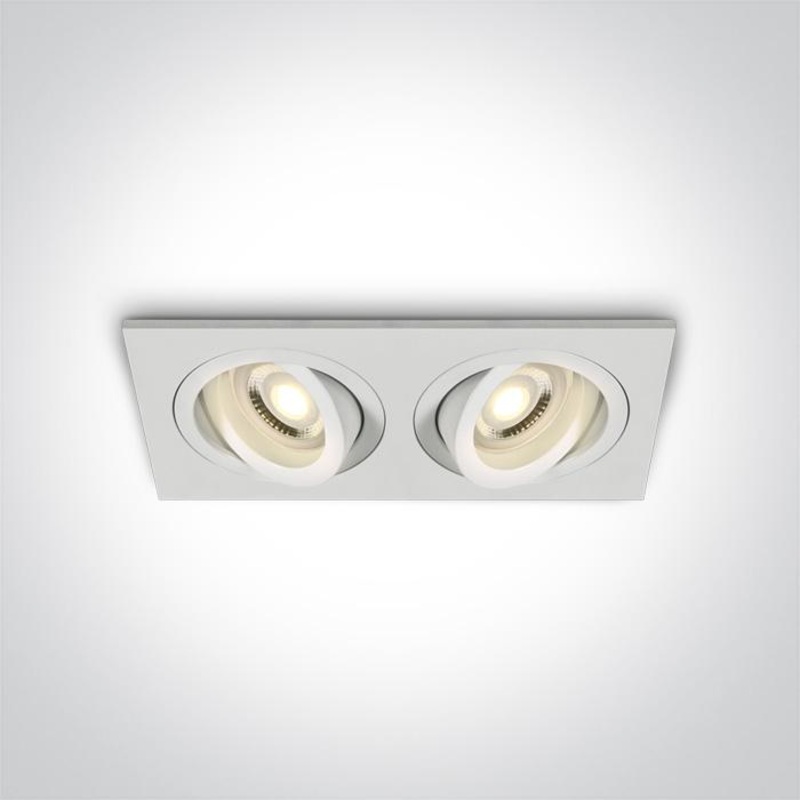WHITE GU10 2x10W