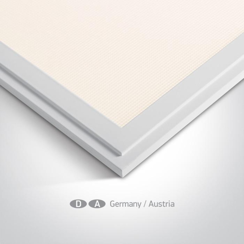 WHITE LED 48w WW 62×62 UGR19 PANEL IP20 1200mA