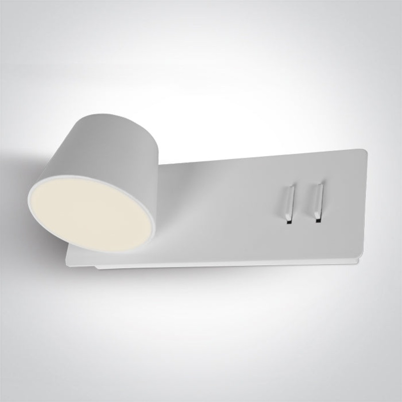 WHITE LED 6W+4W UPLIGHT WW IP20 230V LEFT