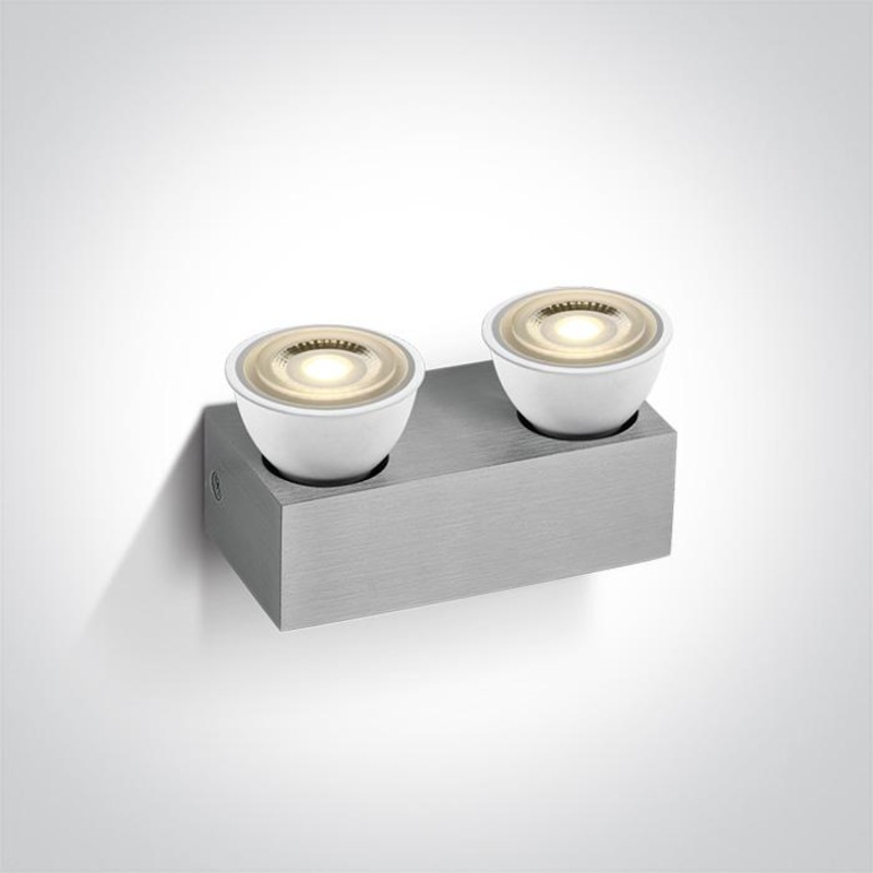 ALUMINIUM GU10 2x50w