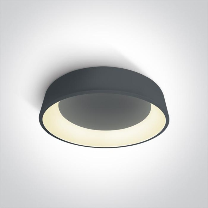 ANTHRACITE PLAFO LED 42W WW IP20 230V