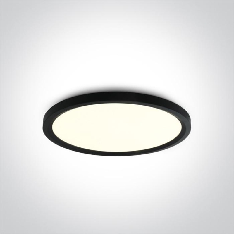 BLACK LED PLAFO 40W CW IP20 230V