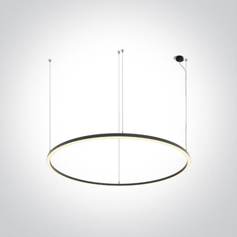 BLACK PENDANT LED 100W WW IP20 230V