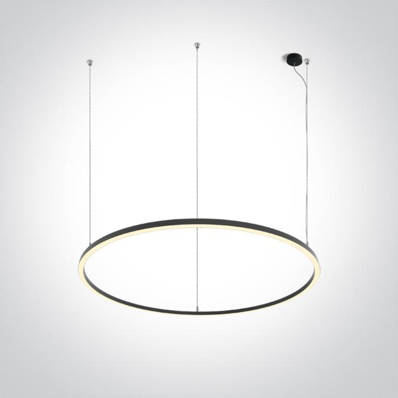 BLACK PENDANT LED 65W WW IP20 230V