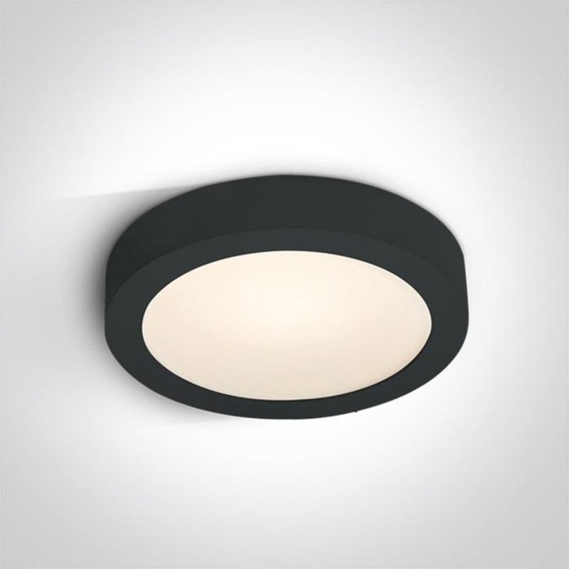 BLACK PLAFO LED 30w WW IP40 230v