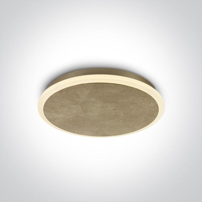 BRASS PLAFO LED 12W WW IP20 230V