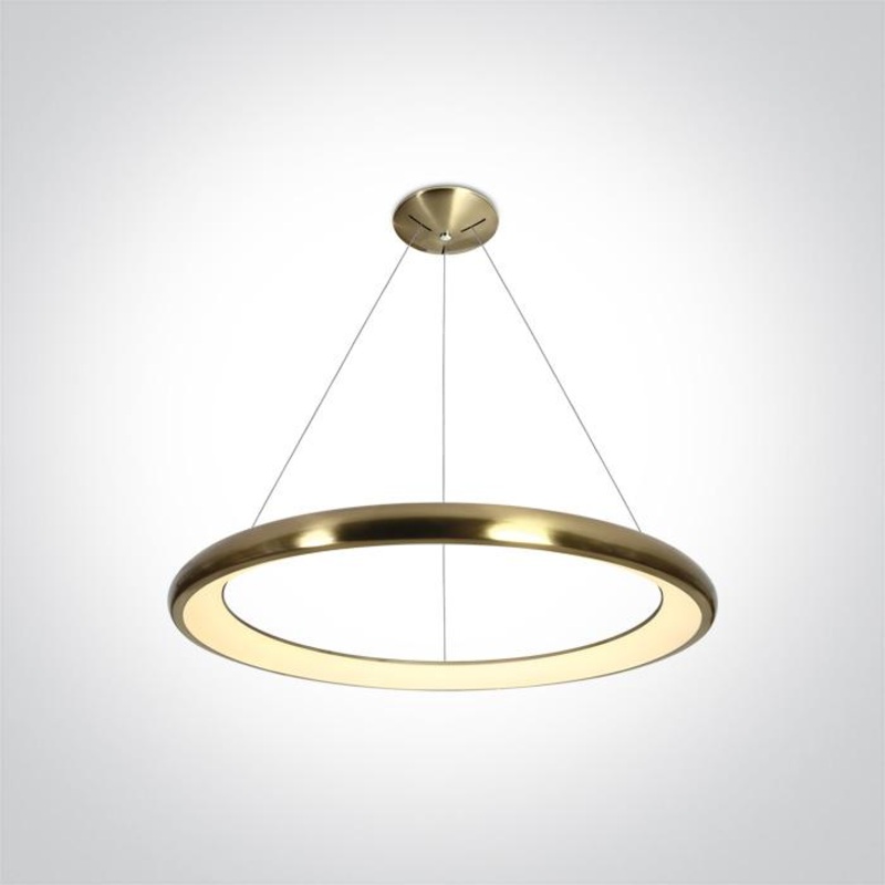 BRUSHED GOLD PENDANT LED 50W WW IP20 230V