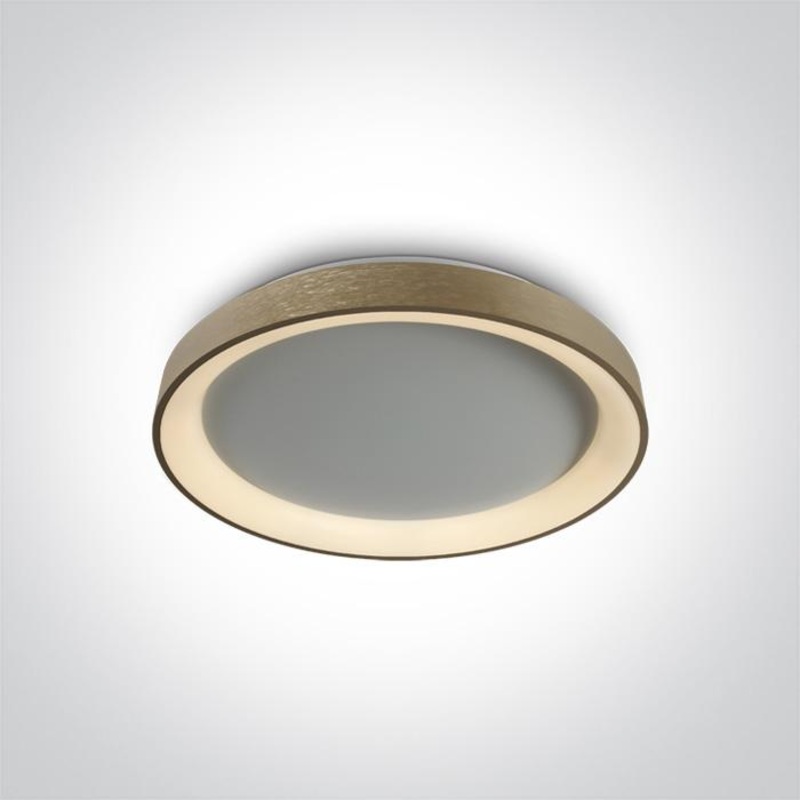 BRUSHED GOLD PLAFO LED 30W WW IP20 230V