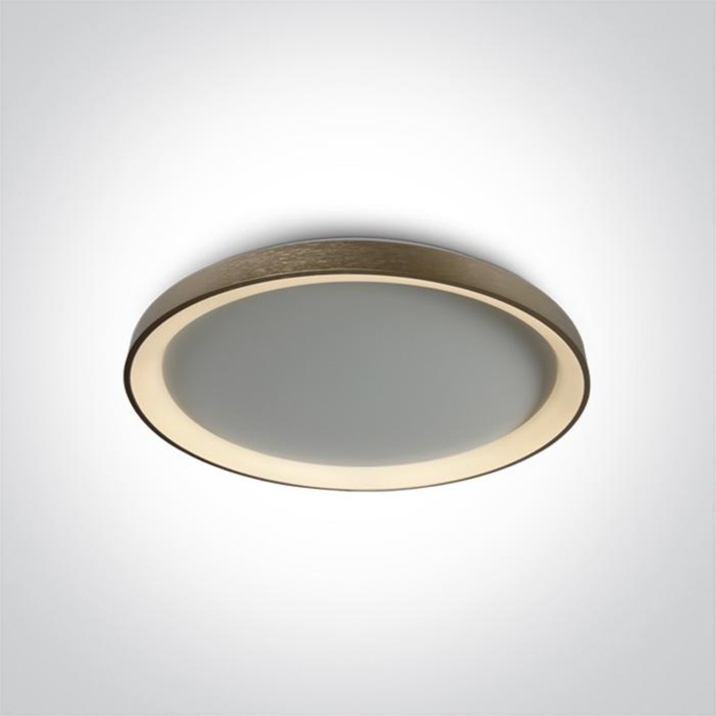 BRUSHED GOLD PLAFO LED 48W WW IP20 230V