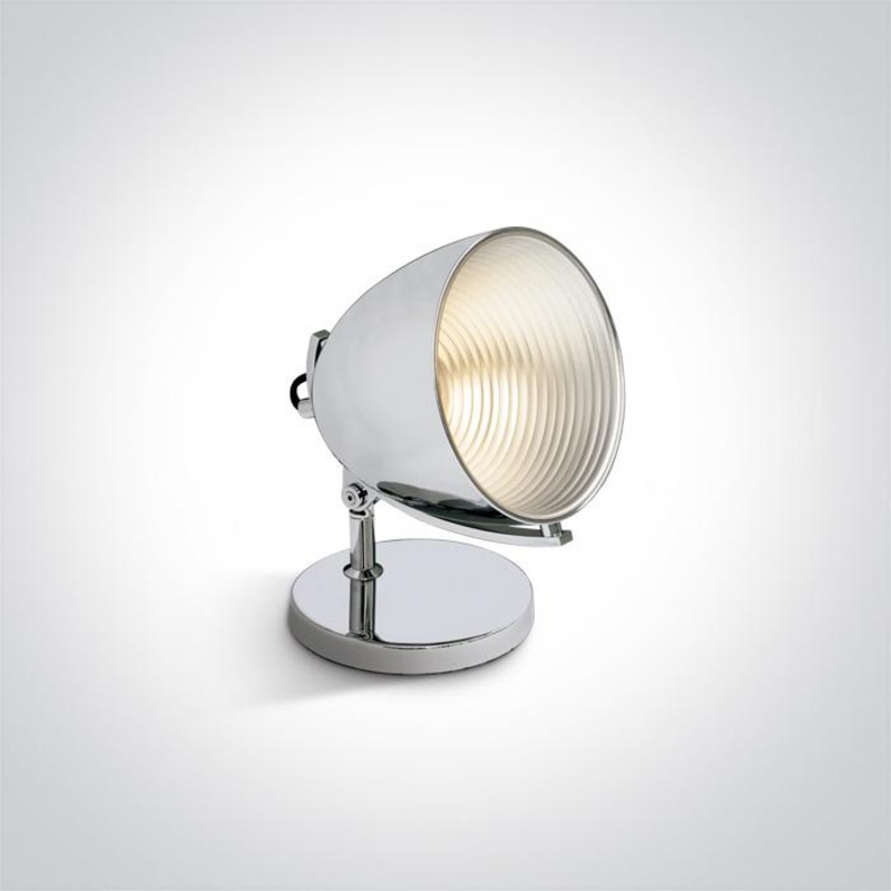 CHROME TABLE LAMP E27 20W