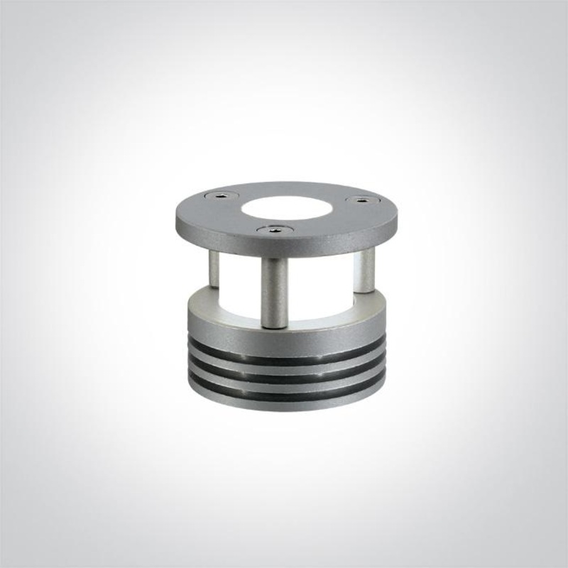 GREY 1w LED 12v DL IP44 DECKING RECESSED
