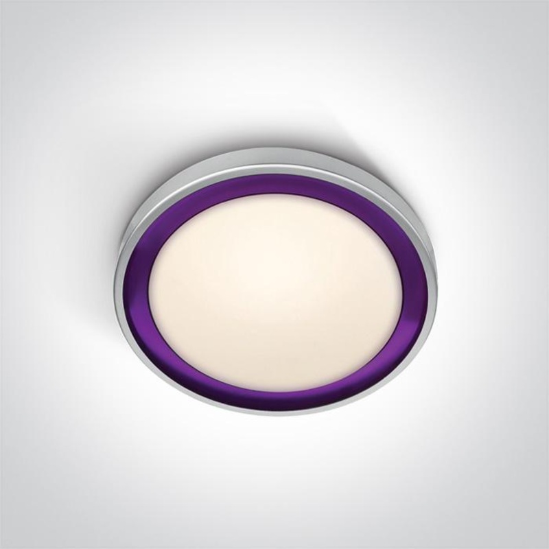 GREY LED 11W WW VIOLET RING 230v