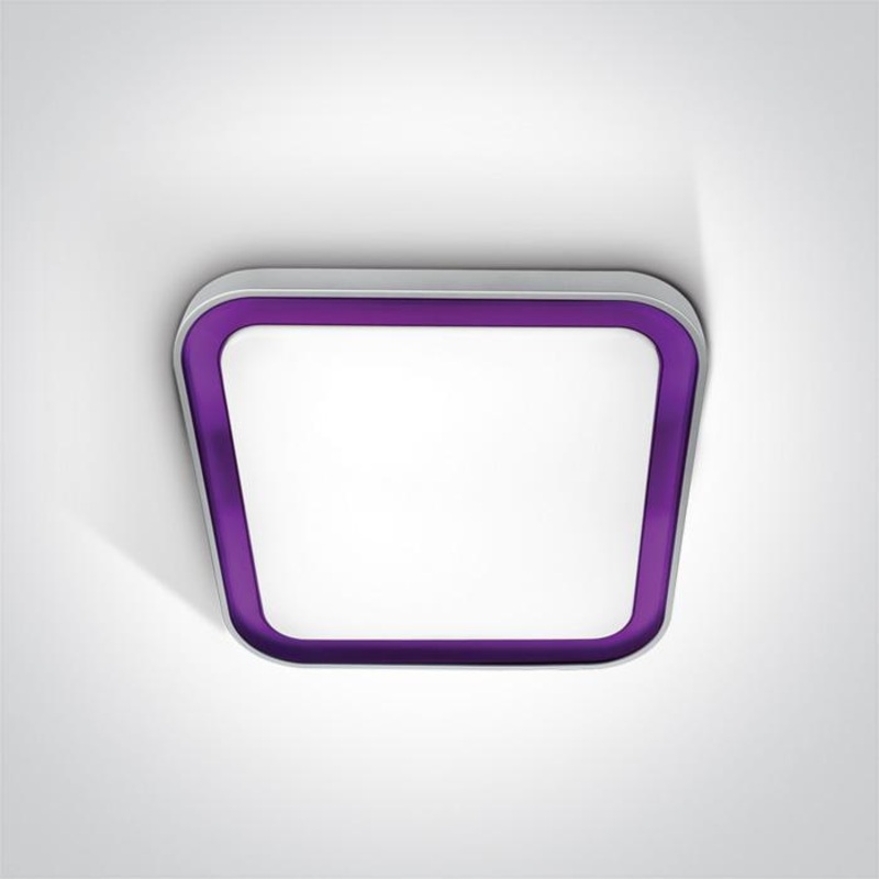 GREY LED 16W WW VIOLET RING 230v