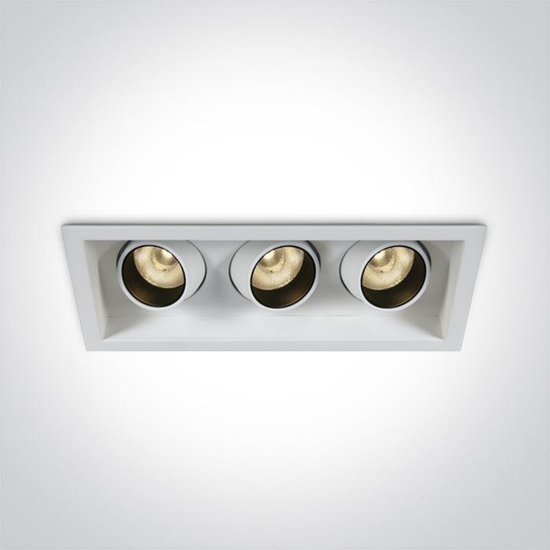 WHITE COB LED 3X6W WW 350mA 24deg IP20 ADJUSTABLE