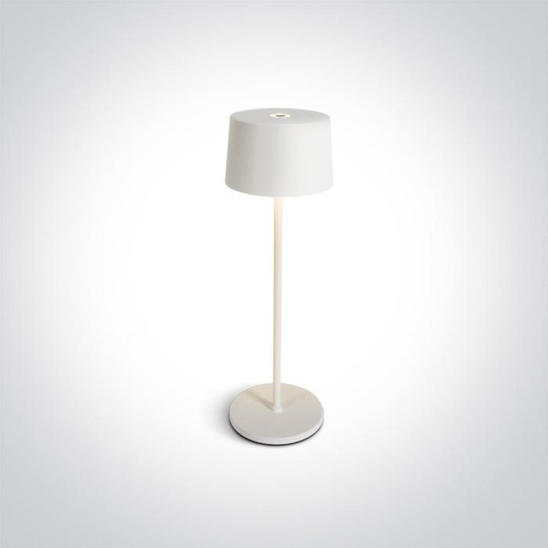 WHITE LED 3,3W WW TABLE LAMP RECHARGEABLE USB SOCKET IP65 DIMMABLE