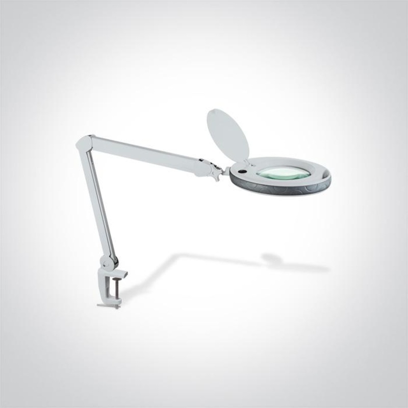 WHITE LED 8W DL 230V MAGNIFYING LENS