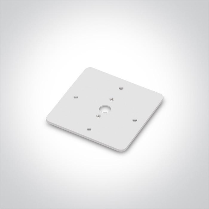 WHITE SQUARE PLATE FOR BS BOX