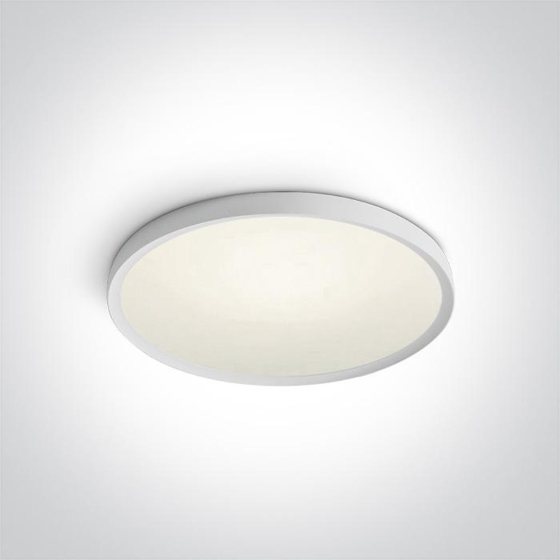 WHITE SUPER SLIM ROUND LED PLAFO 40W CW IP20 230V