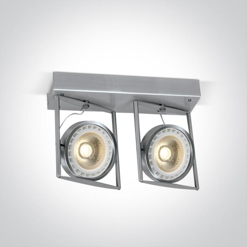 ALUMINIUM 2x GU10 R111