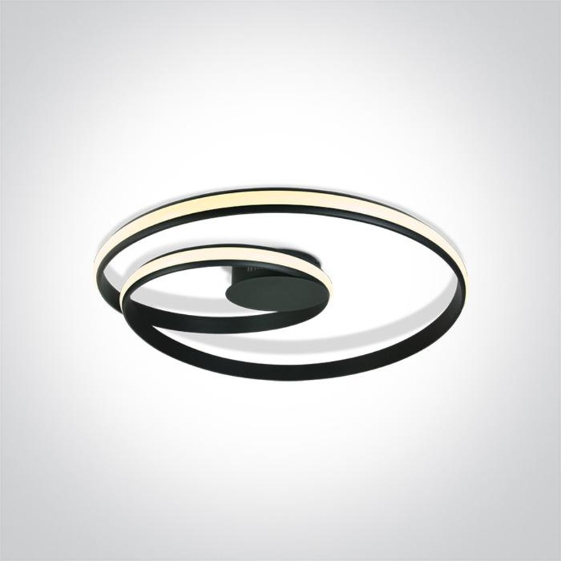 BLACK LED CEILING LAMP 30W WW IP20 230V