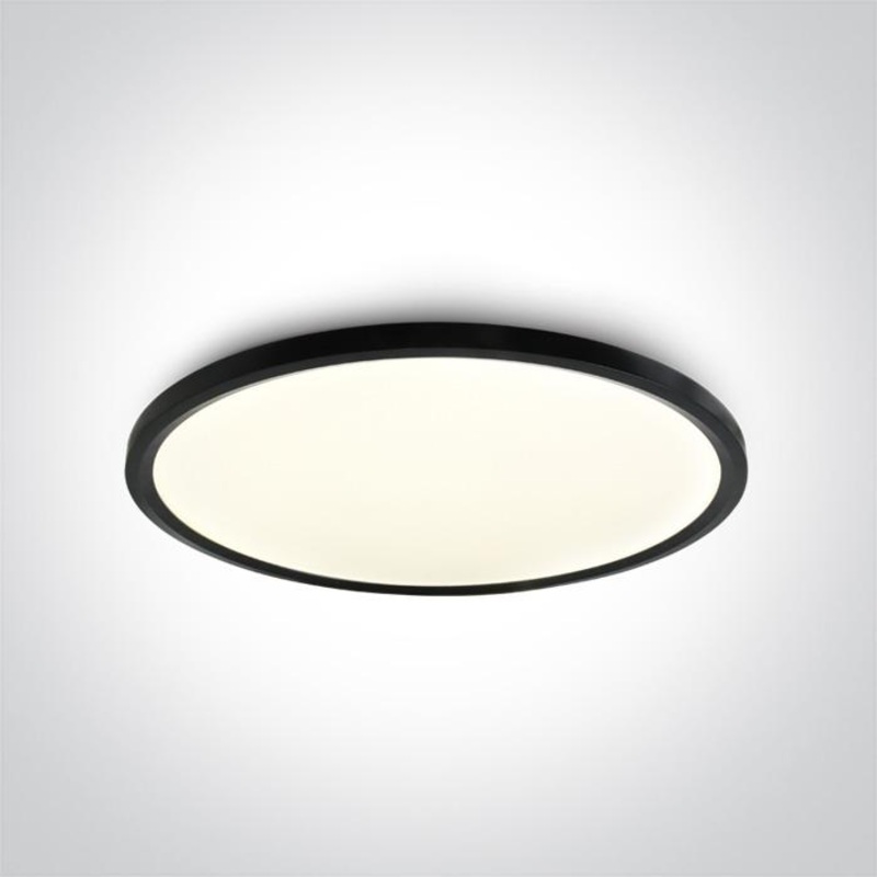 BLACK LED PLAFO 60W CW IP20 230V