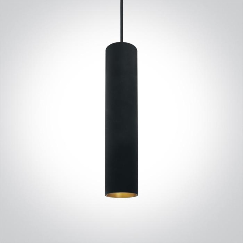 BLACK PENDANT GU10 10W DARK LIGHT
