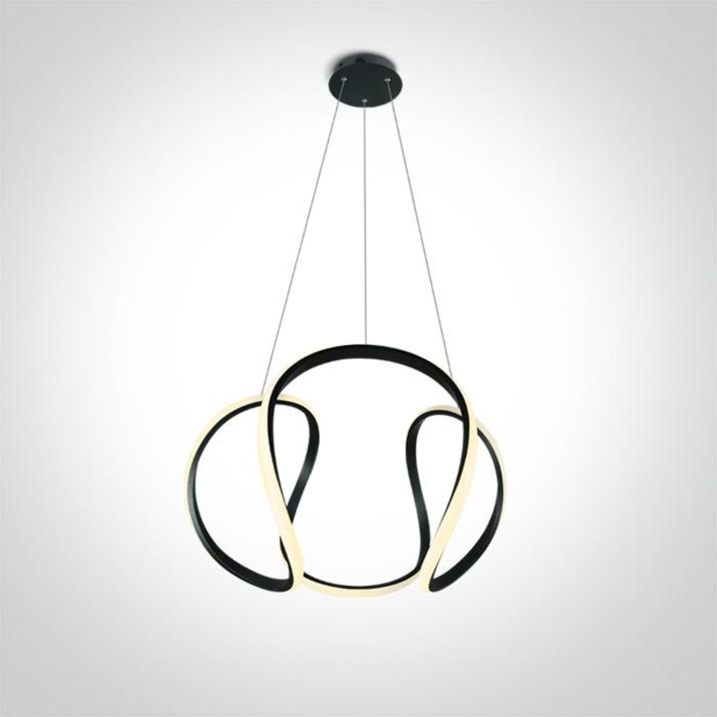 BLACK PENDANT LED 36W WW IP20 230V
