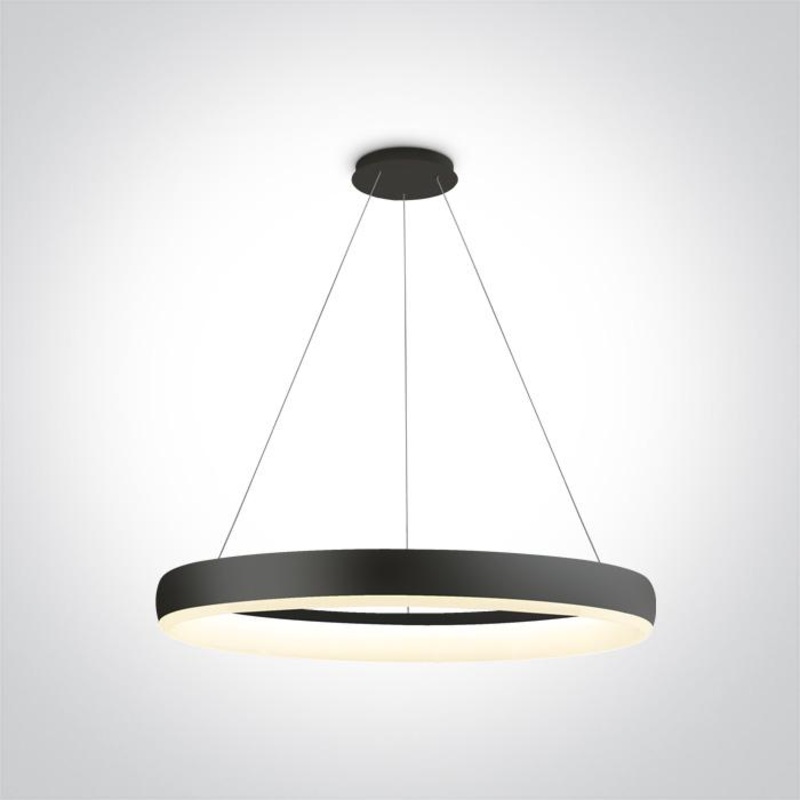 BLACK PENDANT LED 40W WW IP20 230V