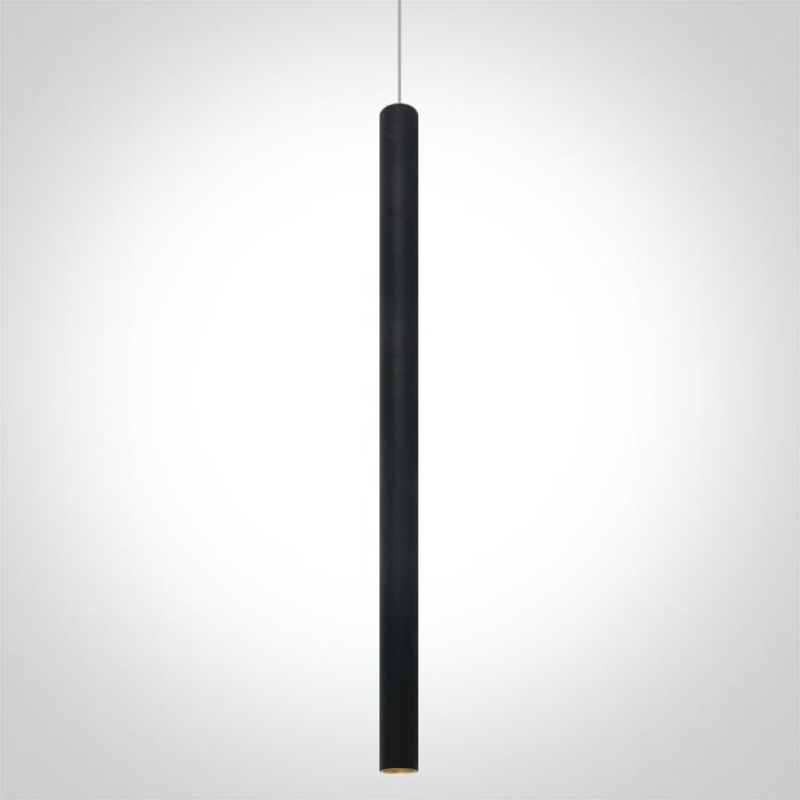 BLACK PENDANT LED 6w WW 30deg IP20 230V