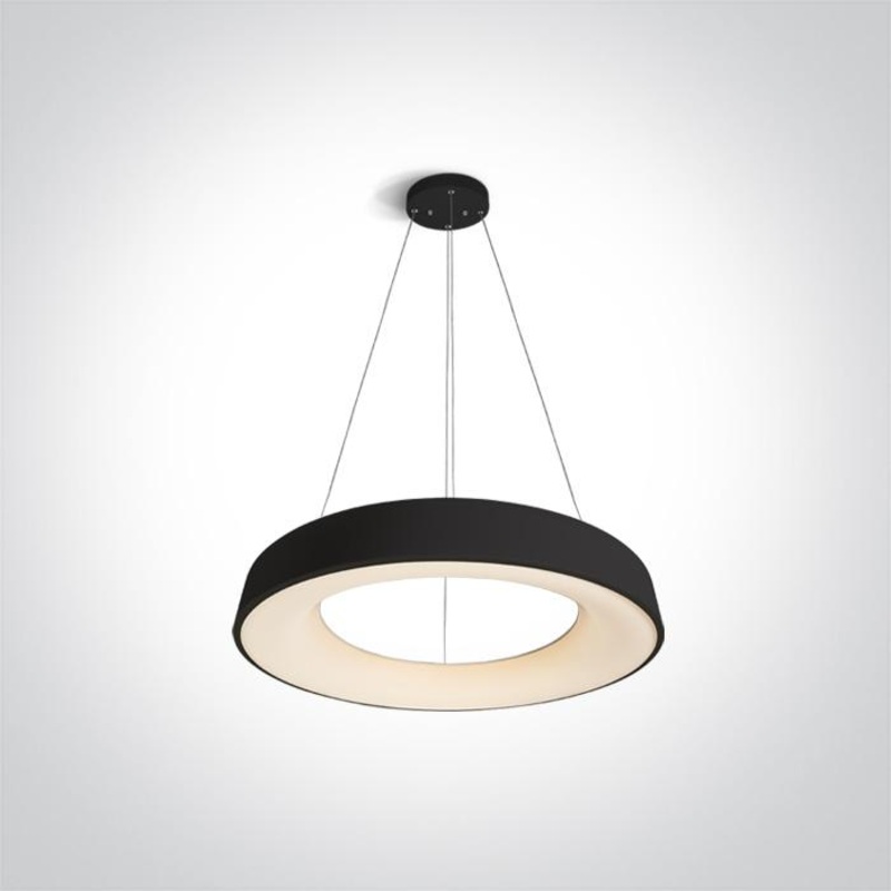 BLACK PENDANT LED 80W WW IP20 230V