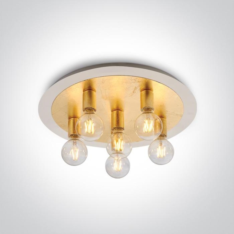 BRASS CEILING LIGHT 6x12w E27 100-240v