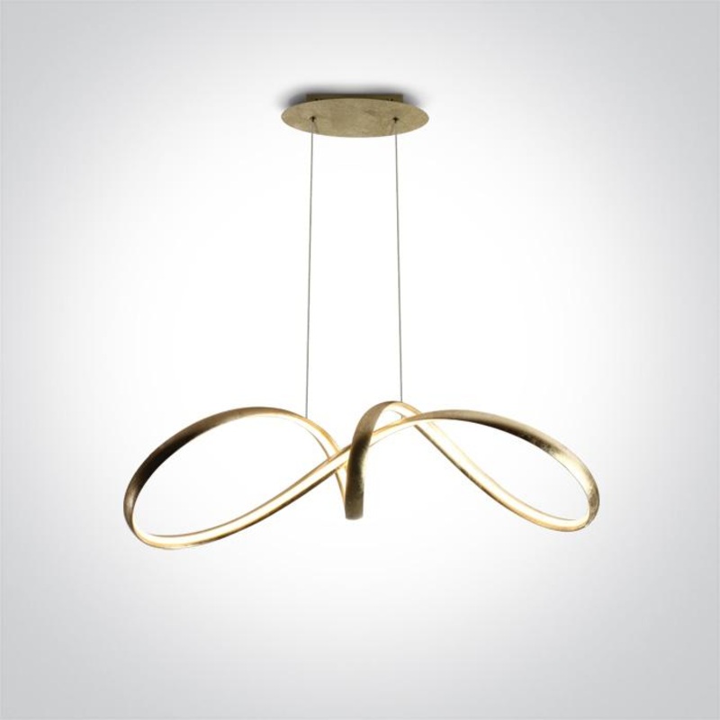 BRASS PENDANT LED 36W WW IP20 230V