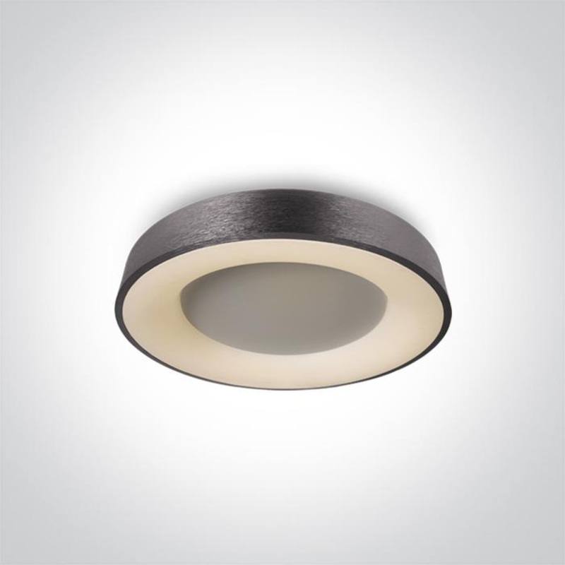 BRUSHED ANTHRACITE LED PLAFO 40W WW IP20 230V
