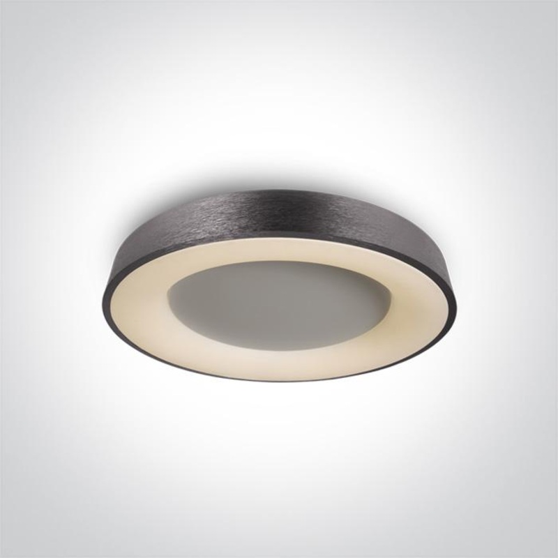 BRUSHED ANTHRACITE LED PLAFO 50W WW IP20 230V