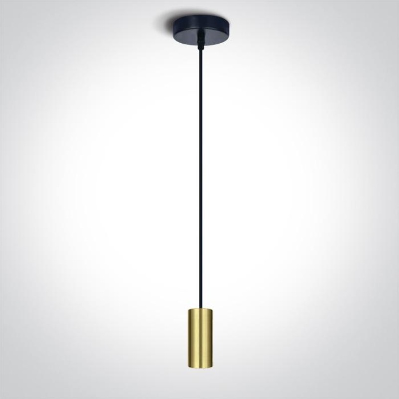 BRUSHED BRASS PENDANT 20W E27