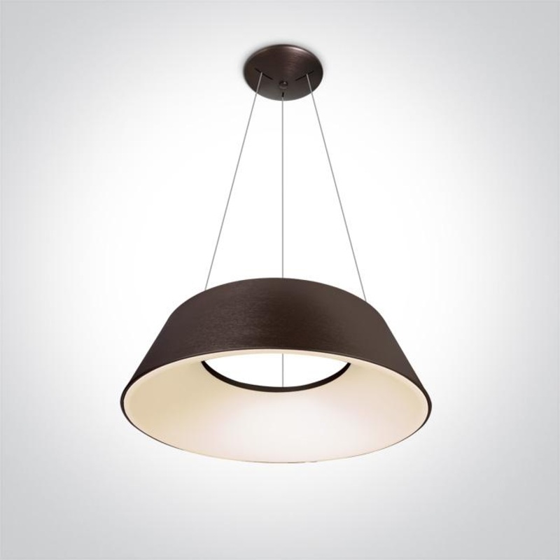 BRUSHED BROWN LED PENDANT 60W WW IP20 230V