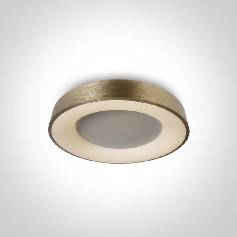 BRUSHED GOLD LED PLAFO 40W WW IP20 230V