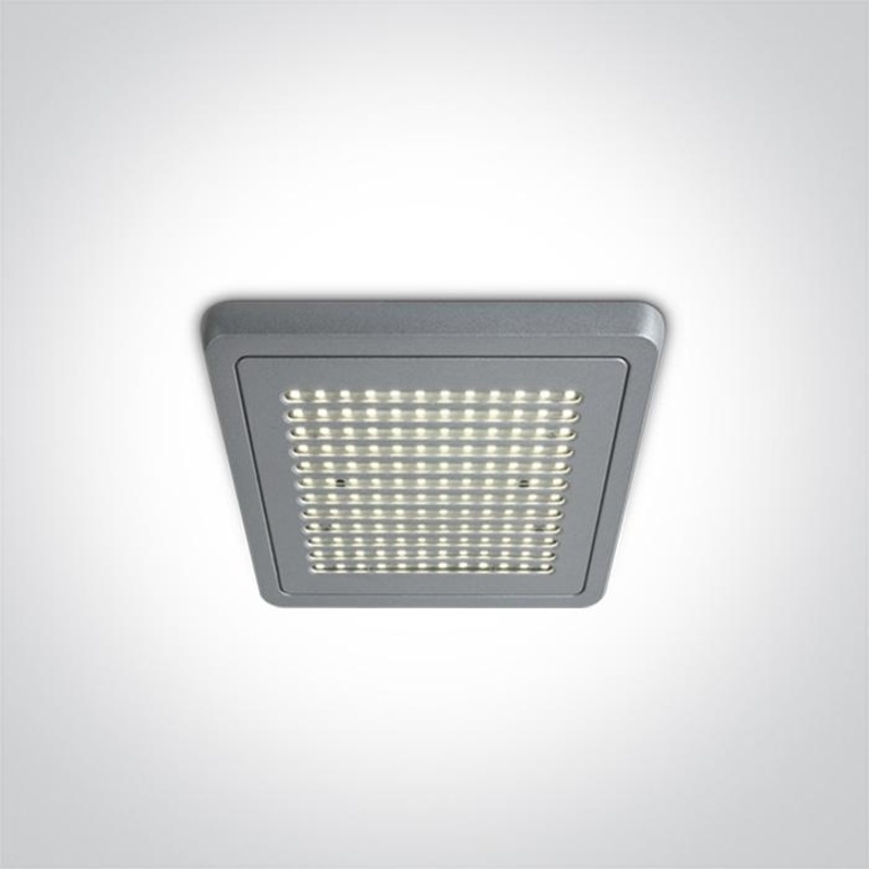GREY LED 8w COOL WHITE 230v