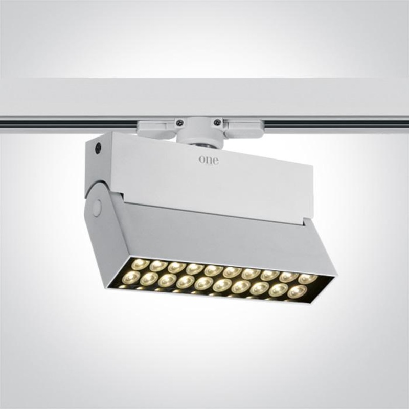WHITE LED 20W WW TRACK SPOT 24deg 230V