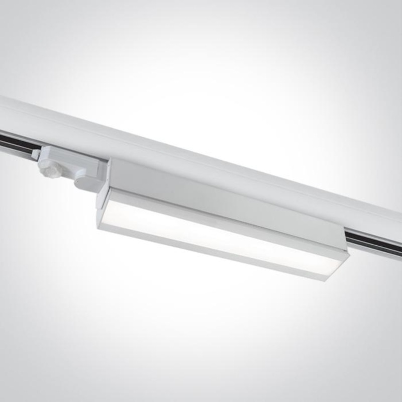 WHITE LED 40W CW LINEAR TRACK LIGHT ADJUSTABLE 230V