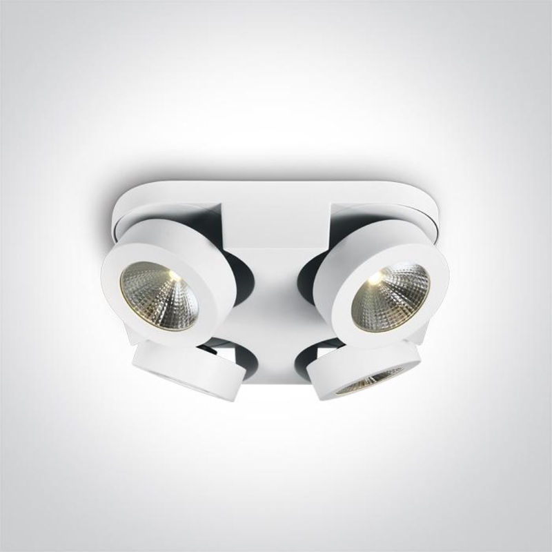 WHITE LED 4x10W WW IP20 ADJUSTABLE 230V