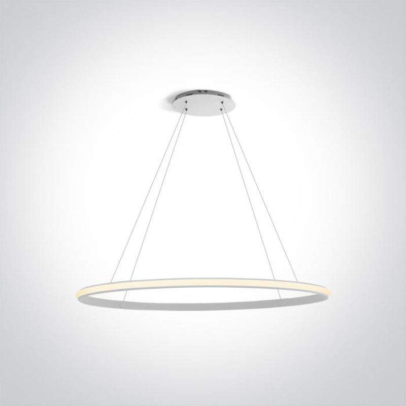 WHITE LED OVAL 25W WW IP20 230V