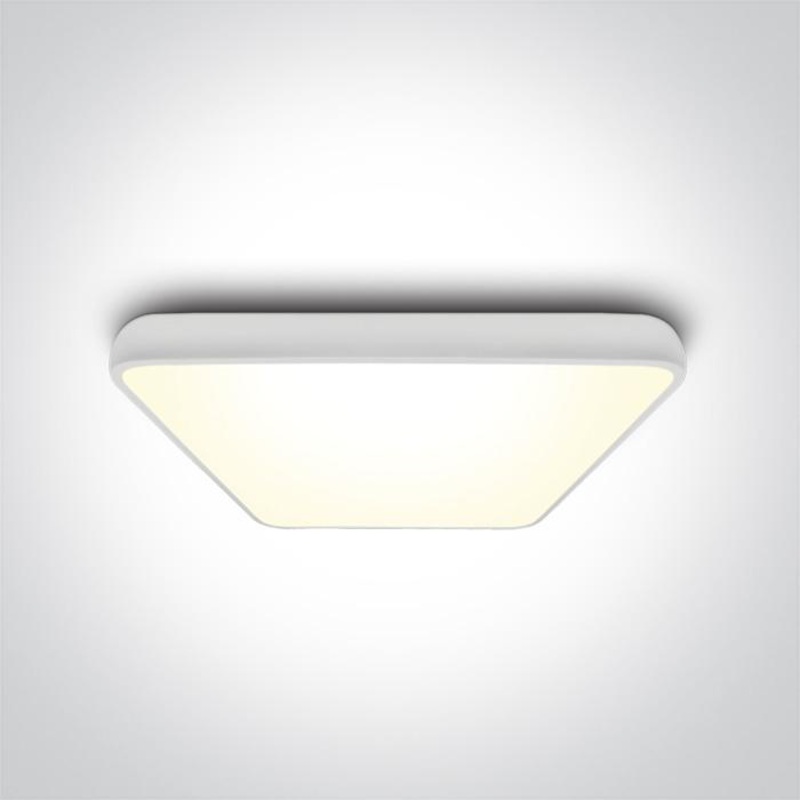WHITE SQUARE PLAFO LED 62W WW IP20 230V