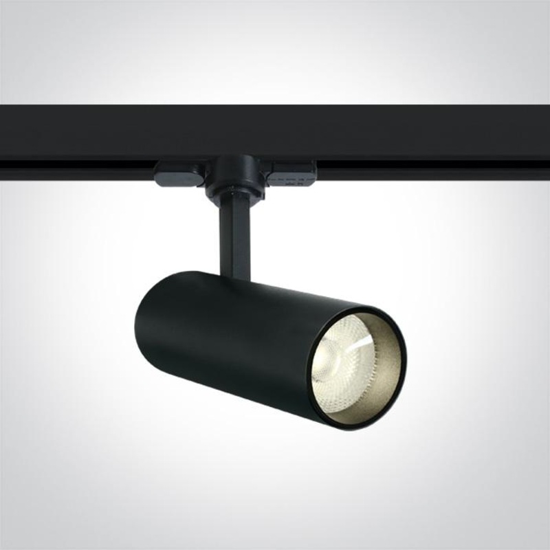 BLACK COB LED 10W CW TRACK SPOT 38deg 230V