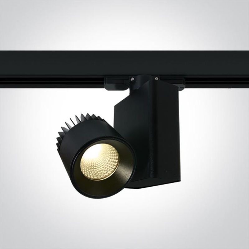 BLACK COB LED 10W WW TRACK SPOT 230V
