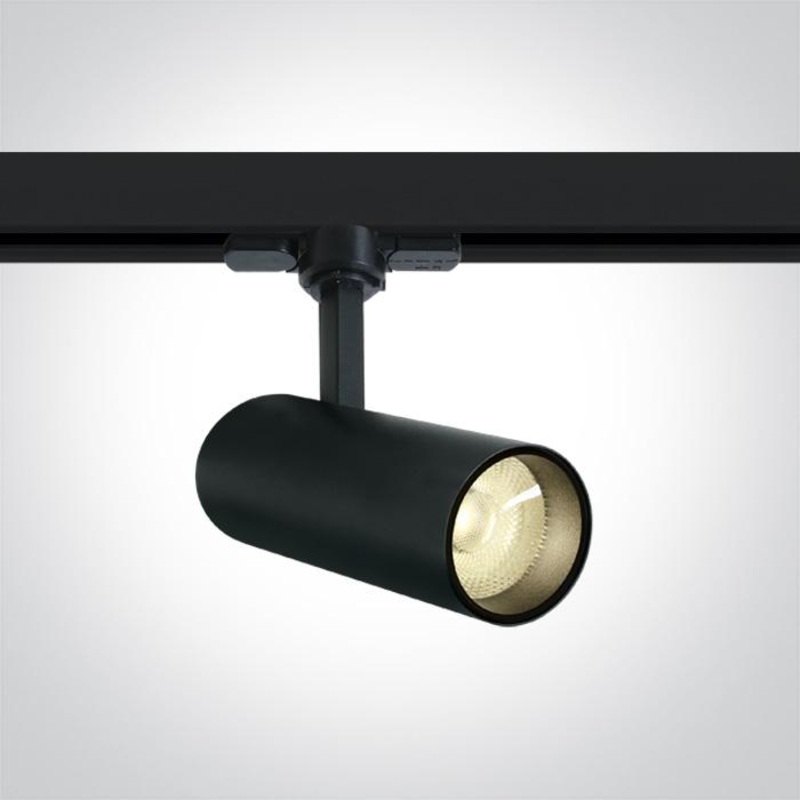 BLACK COB LED 10W WW TRACK SPOT 38deg 230V