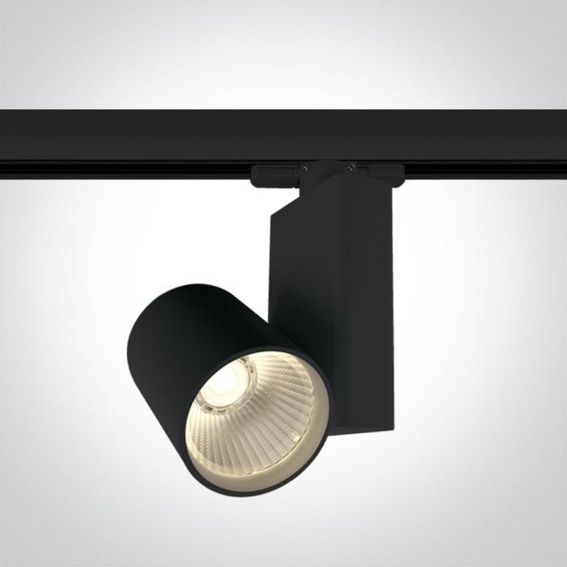 BLACK COB LED 15W WW TRACK SPOT 230V