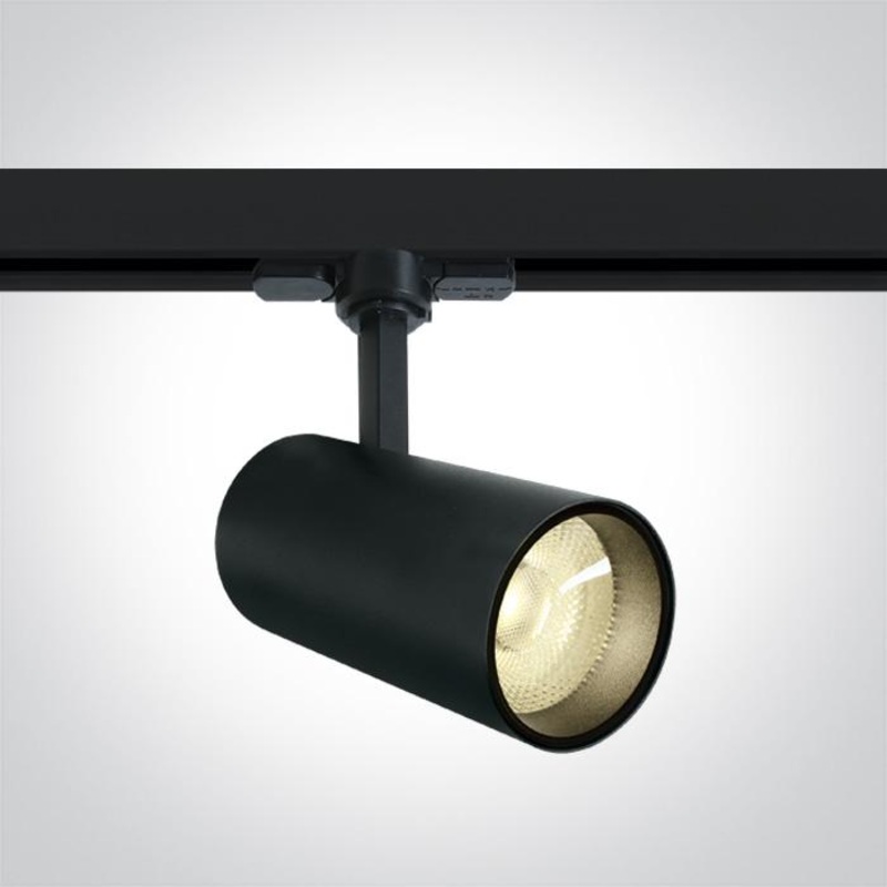 BLACK COB LED 20W WW TRACK SPOT 38deg 230V