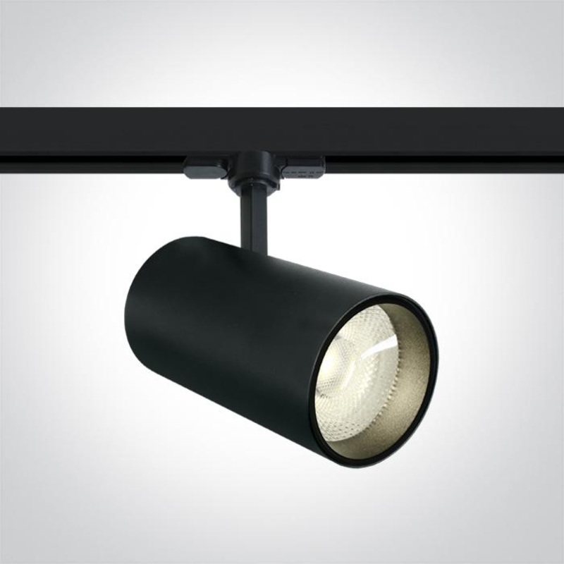 BLACK COB LED 30W CW TRACK SPOT 38deg 230V